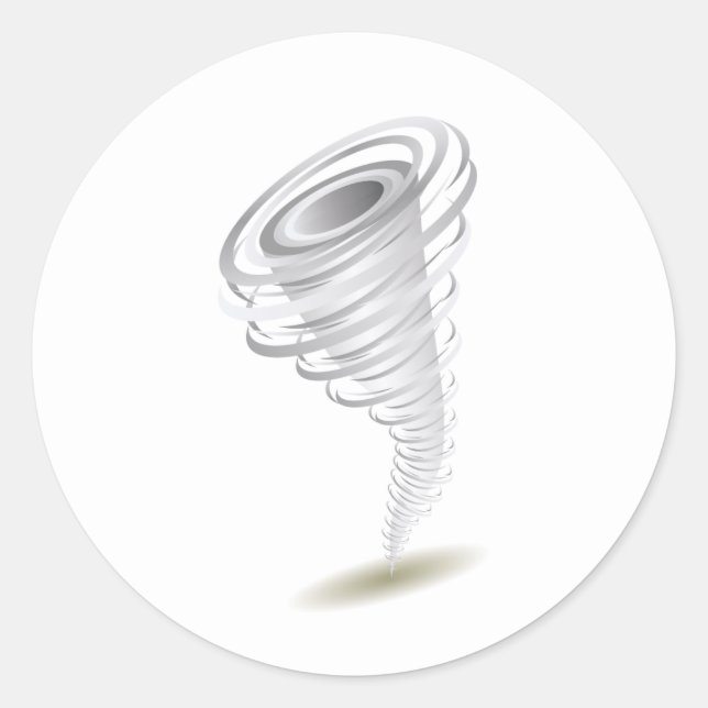 Wirbelsaule Runder Aufkleber (Vorderseite)