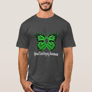 Wirbelsäulenverletzung Schmetterlings-Bewusstseins T-Shirt