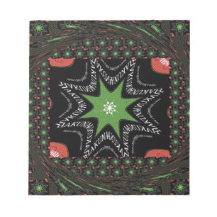 Wirbelsternhintergrund Notizblock