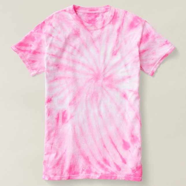 WIRBELSTURM ROSA gefärbte Krawatte DIY addieren T-Shirt (Design vorne)