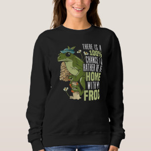 Wirbeltier Kaulquappe Tier Amphibie Frosch Sweatshirt