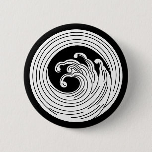 Wirbelwellenkreis Button