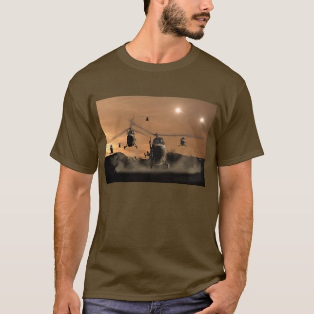 Wirbelwind Helikopter. T-Shirt (Vorderseite)