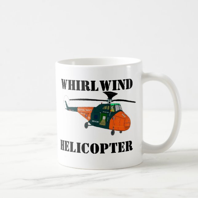 Wirbelwind-Hubschrauber. Tasse (Rechts)