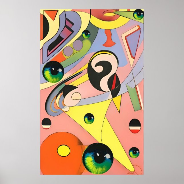 Wirbelwind Ken Gage Surrealismus Poster (Vorne)