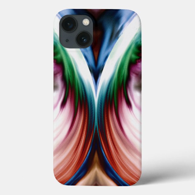 Wirbelwind Regenbogen Golden Snow Mirror Case-Mate iPhone Hülle (Rückseite)