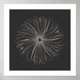 Wirbelwind von Petalen Poster