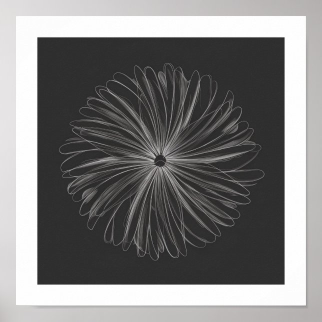 Wirbelwind von Petalen Poster (Vorne)