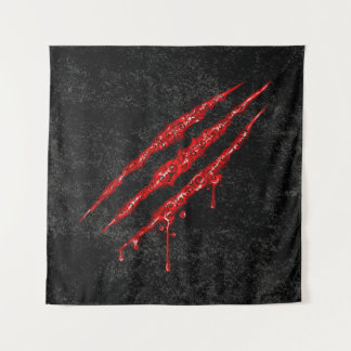 Wirble Claw Marks Wandteppich