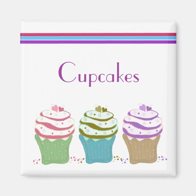Wirble Cupcakes Magnet (Vorne)
