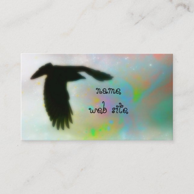 Wirble Farben und Spalten Visitenkarte (Vorderseite)