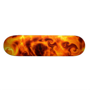 Wirble Flammen Skateboard