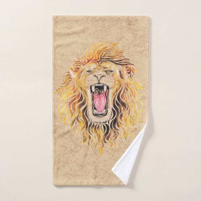 Wirble Lion Handtuch (Handtuch)