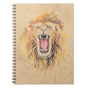 Wirble Lion Notizblock