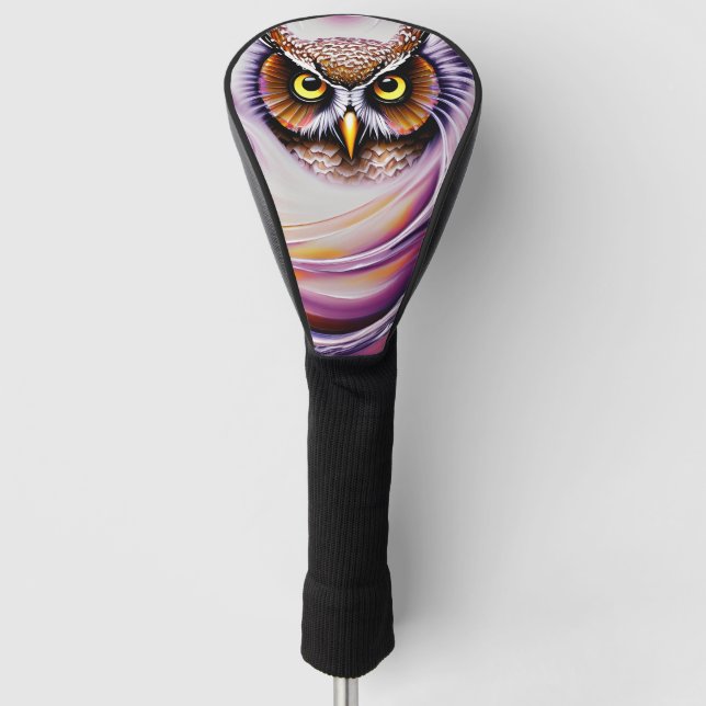 Wirble Ölpüree Verzierte Schale Golf Headcover (Vorderseite)