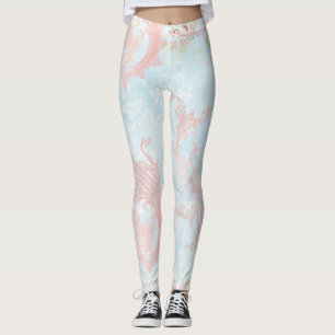 Wirble pastellfarbene Leggings