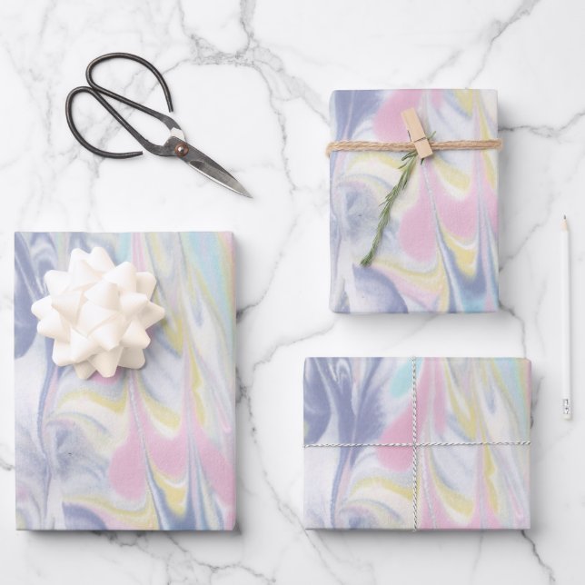 Wirble Printwerbung Geschenkpapier Set (Vorderseite)