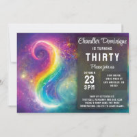 Wirble Rainbow Color Cosmos Nebula Galaxy Yin Yang