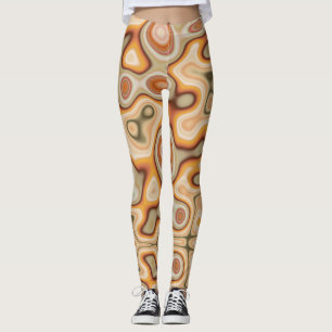 Wirble verdrehte Vintage Farben abgewickelt, schö Leggings