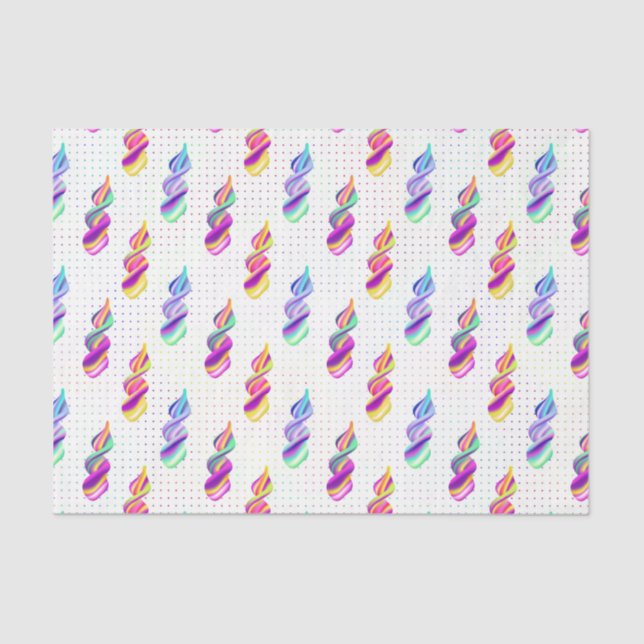 Wirble Zeichen (Design 11 der Lila Serie) Seidenpapier (Vorderseite)