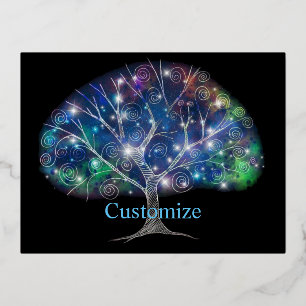 Wirble Zweigstelle Thunder_Cove Folien Feiertagspostkarte