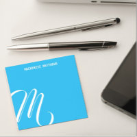 Wirbler Monogramm farbiger blauer Individuelle Nam