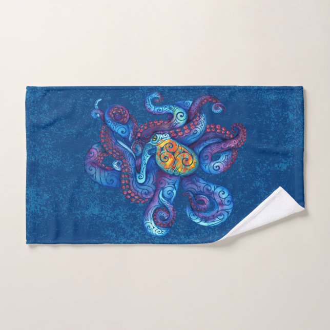 Wirbler Oktopus Handtuch (Handtuch)