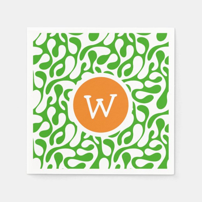Wirbler St. Patrick's Day Serviette (Vorderseite)
