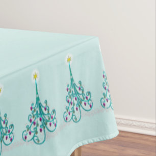 Wirbler Weihnachtsbaum 60" x 104" Tischdecke
