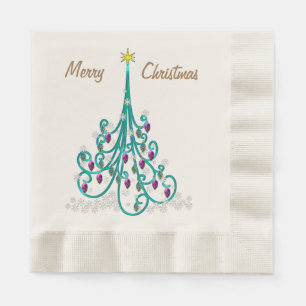 Wirbler Weihnachtsbaum Serviette