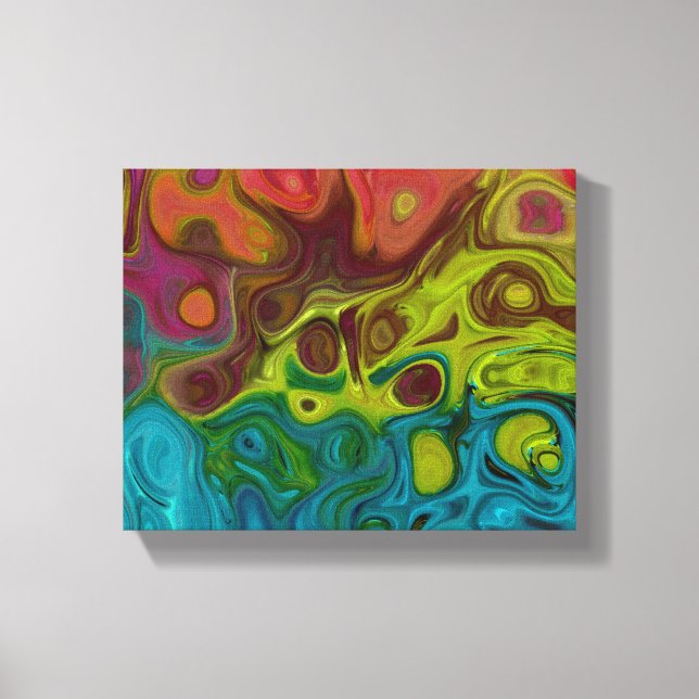Wirbles Abstraktes Art. 444 777 Leinwanddruck (Vorderseite)