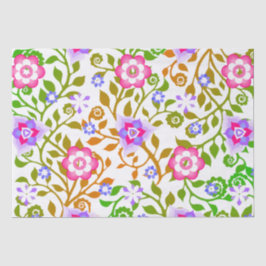 Wirbles Blumenmuster im Herbst Nizza Seidenpapier