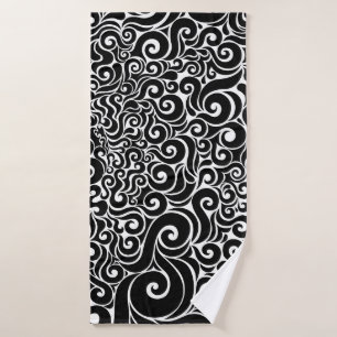 Wirbles Design Badehandtuch