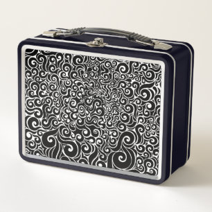 Wirbles Design Metall Brotdose