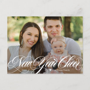 Wirbles Glück Neues Jahr Foto Postkarte