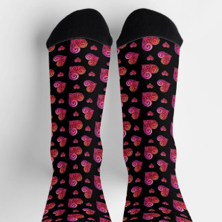 Wirbles Herz Socken