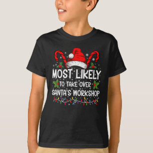 Wird aller Voraussicht nach Weihnachten Santas Wer T-Shirt