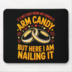 Wird Arm-Schmuck Verlobung Verlobter Paar Arm sein Mousepad
