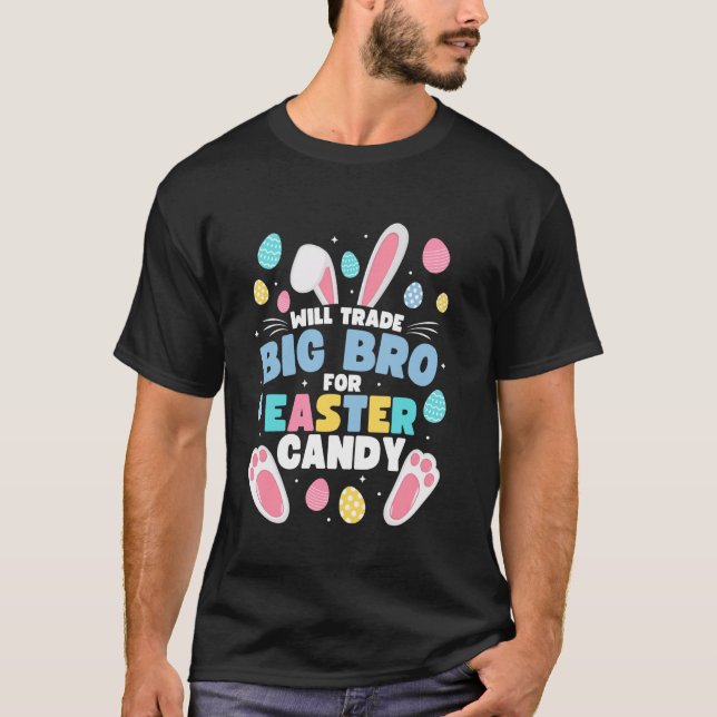 Wird Big Brother gegen Osterbonbons Big Funny erse T-Shirt (Vorderseite)