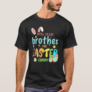 Wird Brother für Ostereier Niedlich Bunn tauschen T-Shirt