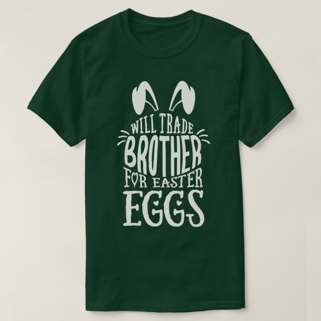 Wird Brother für Ostereier Süßigkeiten Mädchen T-Shirt (Design vorne)