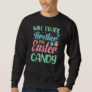 Wird Brother gegen Ostereier verkaufen Kinderjunge Sweatshirt