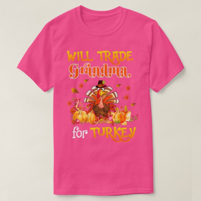 Wird das Oma des türkischen Erntedanks handeln T-Shirt (Design vorne)