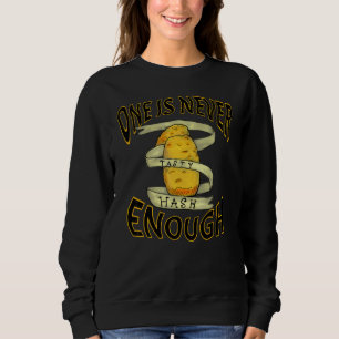 Wird die Kartoffel wie im späten Nachtfernsehen ge Sweatshirt