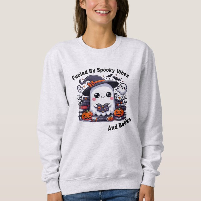 Wird durch die verdrossenen Eselchen und Bücher Ha Sweatshirt (Vorderseite)