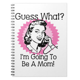 Wird eine Mama rosa Notizblock