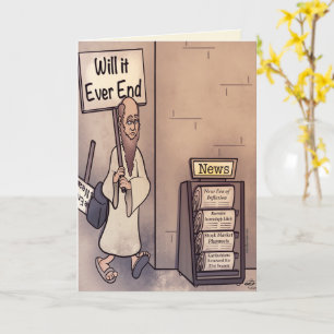 Wird es immer die Grußkarte beenden? Karte