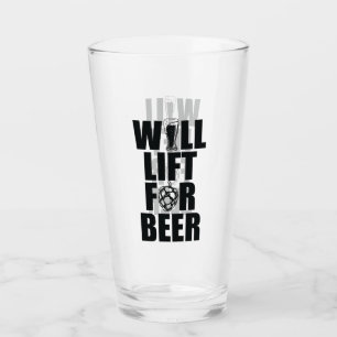 wird für Bier aufheben Glas