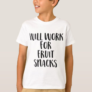 Wird für Fruchtsäfte arbeiten, die sich in der Näh T-Shirt