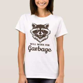 Wird für Müll arbeiten Vintage-Waschbär T-Shirt